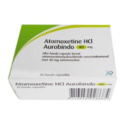 Атомоксетин HCL 40 мг Европа :: Аналог Когниттера :: Aurobindo капс. №30 в Ухте и области фото