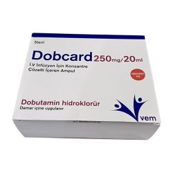 Добутамин Добкард Dobcard (dobutamine) р-р д/ин амп 250мг/20мл в Ухте и области фото