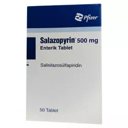 Салазопирин Pfizer табл. 500мг №50 фото