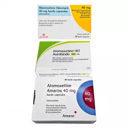 Атомоксетин HCL 40 мг Европа :: Аналог Когниттера :: Aurobindo / Amarox / Glenmark / Teva капс. №30