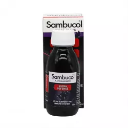 Самбукол сироп экстра защита для взрослых и детей старше 12 лет (Sambucol Extra Defence) фл. 120мл фото